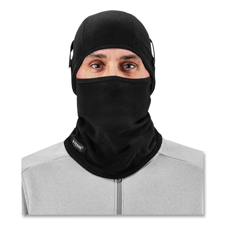 N-Ferno 6826 2-Piece Fleece Balaclava Face Mask, One Size Fits Most, Black