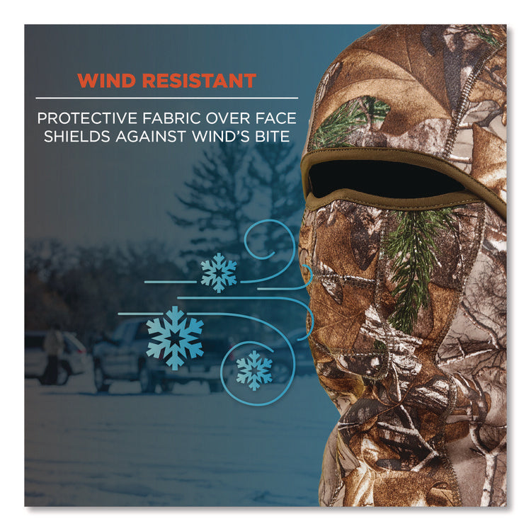 N-Ferno 6823 Hinged Balaclava Face Mask, Fleece, One Size Fits Most, Realtree Edge