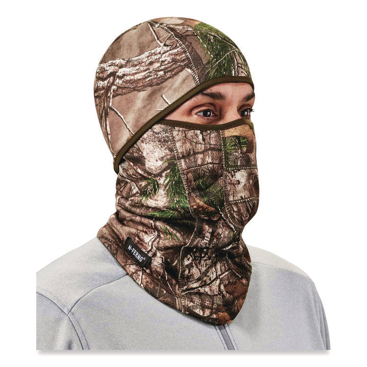N-Ferno 6823 Hinged Balaclava Face Mask, Fleece, One Size Fits Most, Realtree Edge