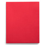 Staples Smooth 2-Pocket Paper Folder, Red, 25/Box (27532-CC)