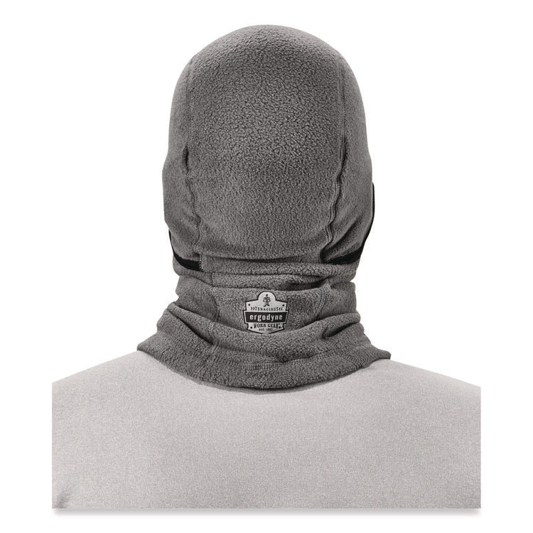 N-Ferno 6823 Hinged Balaclava Face Mask, Fleece, One Size Fits Most, Gray