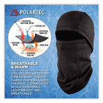 N-Ferno 6847 FR Dual Compliant Balaclava Face Mask, Polartec FR Power Grid Fleece, One Size Fits Most, Black