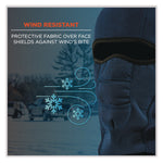 N-Ferno 6823 Hinged Balaclava Face Mask, Fleece, One Size Fits Most, Navy