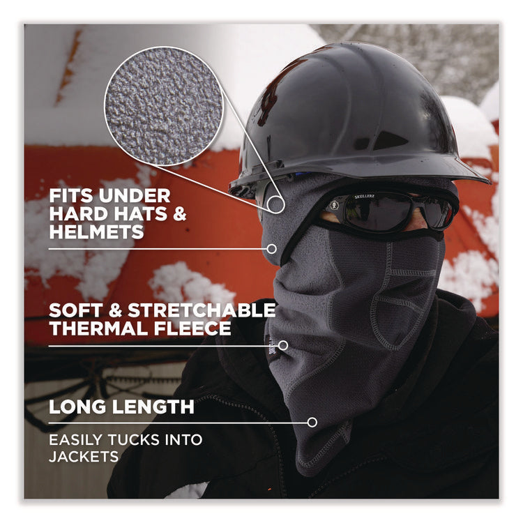 N-Ferno 6823 Hinged Balaclava Face Mask, Fleece, One Size Fits Most, Navy
