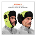 N-Ferno 6802 Classic Trapper Hat, Large/X-Large, Lime