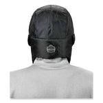 N-Ferno 6802Z Zippered Trapper Hat, Small/Medium, Black