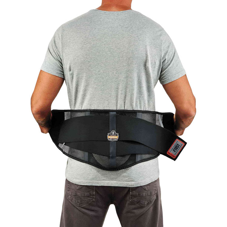 ProFlex 1051 Mesh Back Support, Medium, 30" to 34" Waist, Black