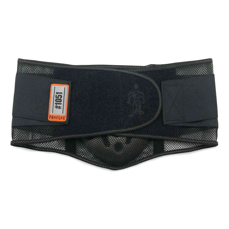 ProFlex 1051 Mesh Back Support, Large, 34" to 38" Waist, Black