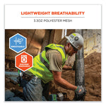 GloWear 8210HL Class 2 Economy Mesh Hook and Loop Vest, Polyester, Small/Medium, Orange