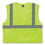 GloWear 8210HL Class 2 Economy Mesh Hook and Loop Vest, Polyester, 2X-Large/3X-Large, Lime