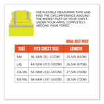 GloWear 8210HL Class 2 Economy Mesh Hook and Loop Vest, Polyester, 2X-Large/3X-Large, Lime