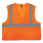 GloWear 8215BA Class 2 Economy Breakaway Mesh Vest, Polyester, X-Small, Orange