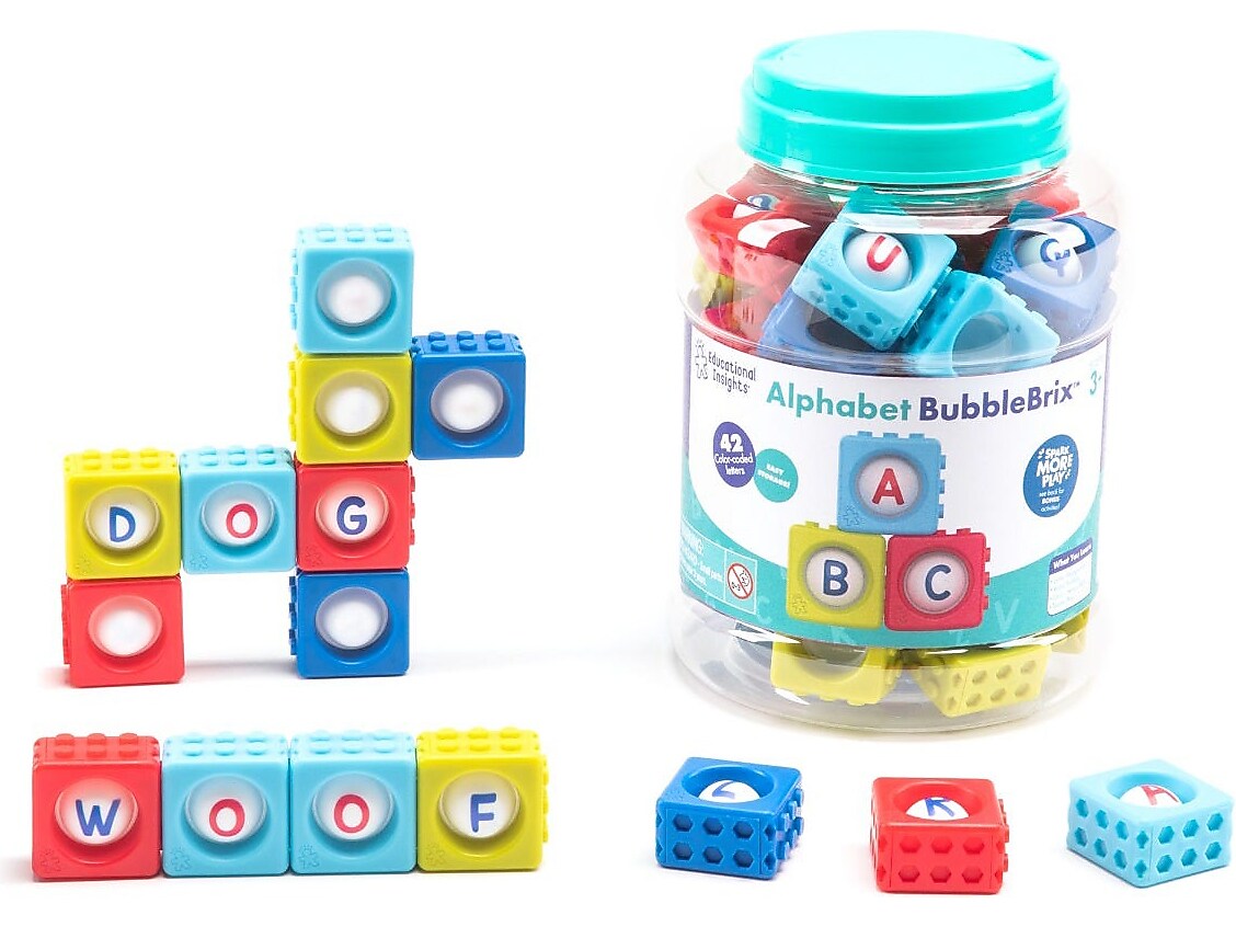 Educational Insights Alphabet BubbleBrix Fidget Popper (2598)