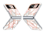 i-Blason Cosmo Marble Pink Snap Case for Samsung Galaxy Z Flip4 (Galaxy2022-ZFlip4-5G-Cosmo-Marble)
