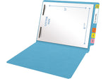 Medical Arts Press Heavy Duty End Tab File Folder, Straight-Cut, Letter Size, Blue, 40/Box (S-09461-DBL)