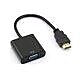 AddOn HDMI2VGAA HDMI 1.3 to VGA Adapter, Black