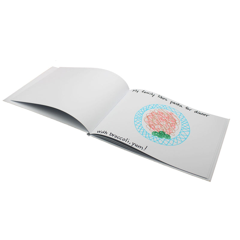 Flipside 11" x 8.5" Hardcover Blank Book, 14 Sheets/Book, 24 Books/Carton (BK324)