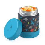 bentgo Kids Stainless Steel Insulated Food Jar, Dinosaur, 11 oz. (BGKDJAR-DNO)
