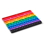 hand2mind Rainbow Fraction Sensory Bubble Popper (96989)