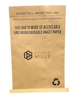 Petra 10 Gallon Kraft Paper Bag, 14" x 22", High Density, 3.5 mil, Brown, 200 Total Bags (KITSTP181)