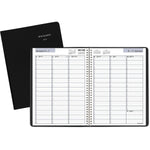 2026 AT-A-GLANCE DayMinder 8" x 11" Weekly Appointment Book, Faux Leather Cover, Black (G520-00-26)