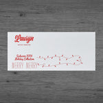 #10 Security Envelope, Black, Red or Dark Blue, Qty 1000