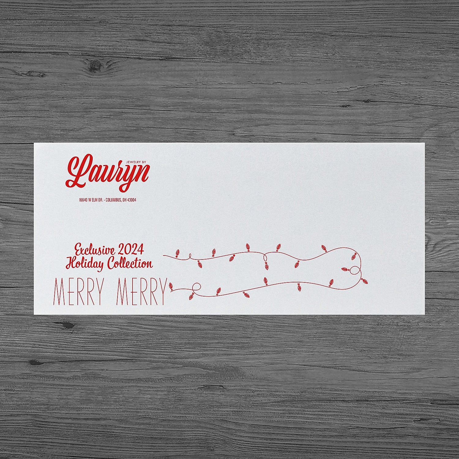 #10 Security Envelope, Black, Red or Dark Blue, Qty 1000