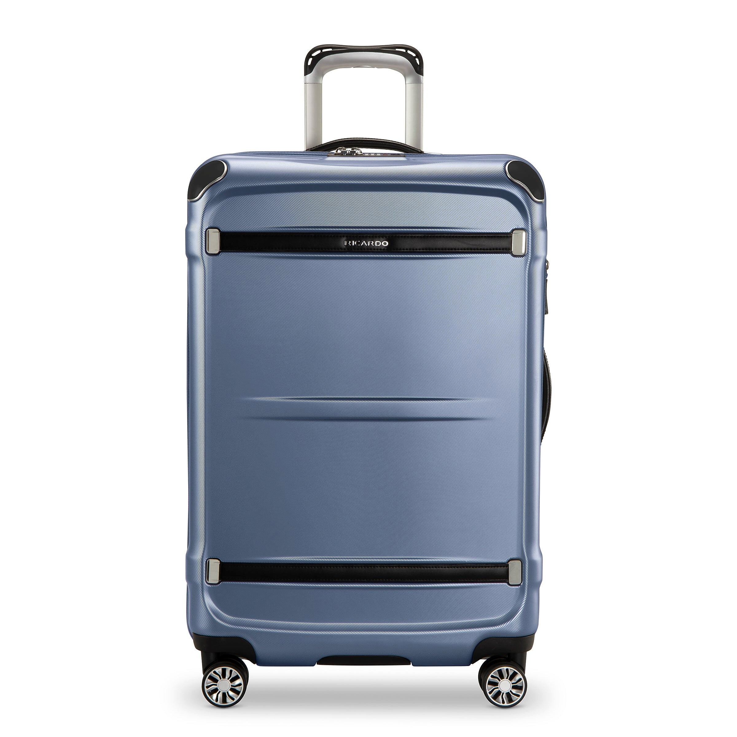 Ricardo Beverly Hills Rodeo Drive 2.0 25" Hardside Suitcase, 8-Wheeled Spinner, Arctic Blue (098-25-457-4VP)