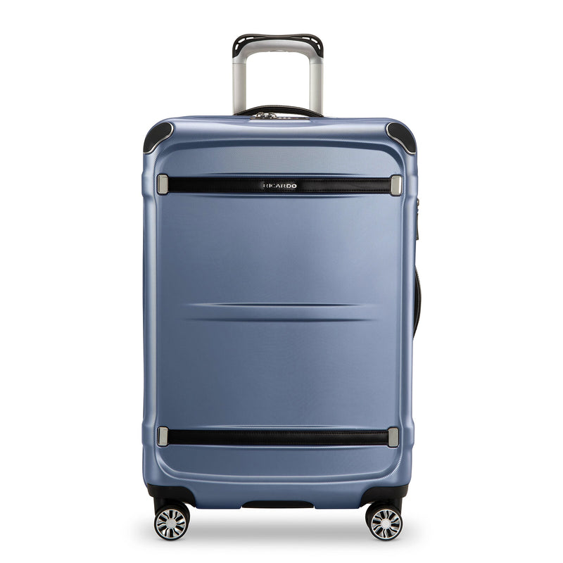 Ricardo Beverly Hills Rodeo Drive 2.0 25" Hardside Suitcase, 8-Wheeled Spinner, Arctic Blue (098-25-457-4VP)