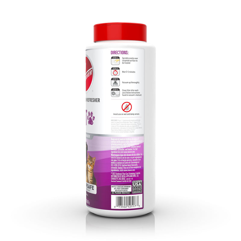 Hoover Pet Carpet & Room Refresher Carpet Powder, Mountain Breeze Scent, 32 oz. (AH31211)