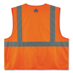 GloWear 8225HL Class 2 Standard Solid Hook and Loop Vest, Polyester, Orange, 2X-Large/3X-Large