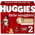 Huggies Little Snugglers Baby Diapers, Size 2, 148/Carton (49755)