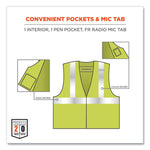 GloWear 8261FRHL Class 2 Dual Compliant FR Hook and Loop Safety Vest, Large/X-Large, Lime