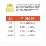 GloWear 8261FRHL Class 2 Dual Compliant FR Hook and Loop Safety Vest, Large/X-Large, Lime