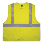 GloWear 8261FRHL Class 2 Dual Compliant FR Hook and Loop Safety Vest, 4X-Large/5X-Large, Lime