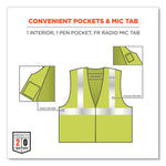 GloWear 8261FRHL Class 2 Dual Compliant FR Hook and Loop Safety Vest, 4X-Large/5X-Large, Lime