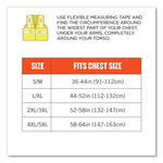 GloWear 8262FRZ Class 2 FR Surveyor Zipper Vest, Tencel/Modacrylic/Para-aramid/Kevlar, Small/Medium, Lime