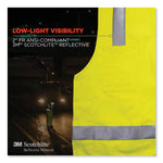GloWear 8262FRZ Class 2 FR Surveyor Zipper Vest, Tencel/Modacrylic/Para-aramid/Kevlar, Large/X-Large, Lime