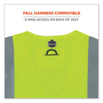 GloWear 8260FRHL Class 2 FR Safety Hook and Loop Vest, Modacrylic/Kevlar, Large/X-Large, Lime