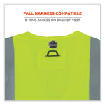 GloWear 8260FRHL Class 2 FR Safety Hook and Loop Vest, Modacrylic/Kevlar, 2X-Large/3X-Large, Lime