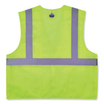 GloWear 8217BA Class 2 Breakaway Mesh Vest, Polyester, Small/Medium, Lime