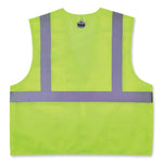 GloWear 8217BA Class 2 Breakaway Mesh Vest, Polyester, 2X-Large/3X-Large, Lime