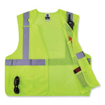 GloWear 8217BA Class 2 Breakaway Mesh Vest, Polyester, 2X-Large/3X-Large, Lime