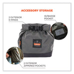 Arsenal 5186 Full Respirator Bag with Roll Top Closure, 7.5 x 13.5 x 13.5, Gray