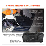 Arsenal 5032 Water-Resistant Wheeled Duffel Bag, 15 x 31.5 x 15, Black