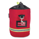 Arsenal 5080L Fleece-Lined SCBA Mask Bag with Drawstring Closure, 8.5 x 8.5 x 14, Red