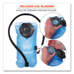 Chill-Its 5156 Low Profile Hydration Pack, 3 L, Black