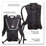 Chill-Its 5156 Low Profile Hydration Pack, 3 L, Black