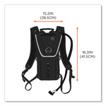 Chill-Its 5156 Low Profile Hydration Pack, 3 L, Black