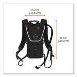 Chill-Its 5156 Low Profile Hydration Pack, 3 L, Black
